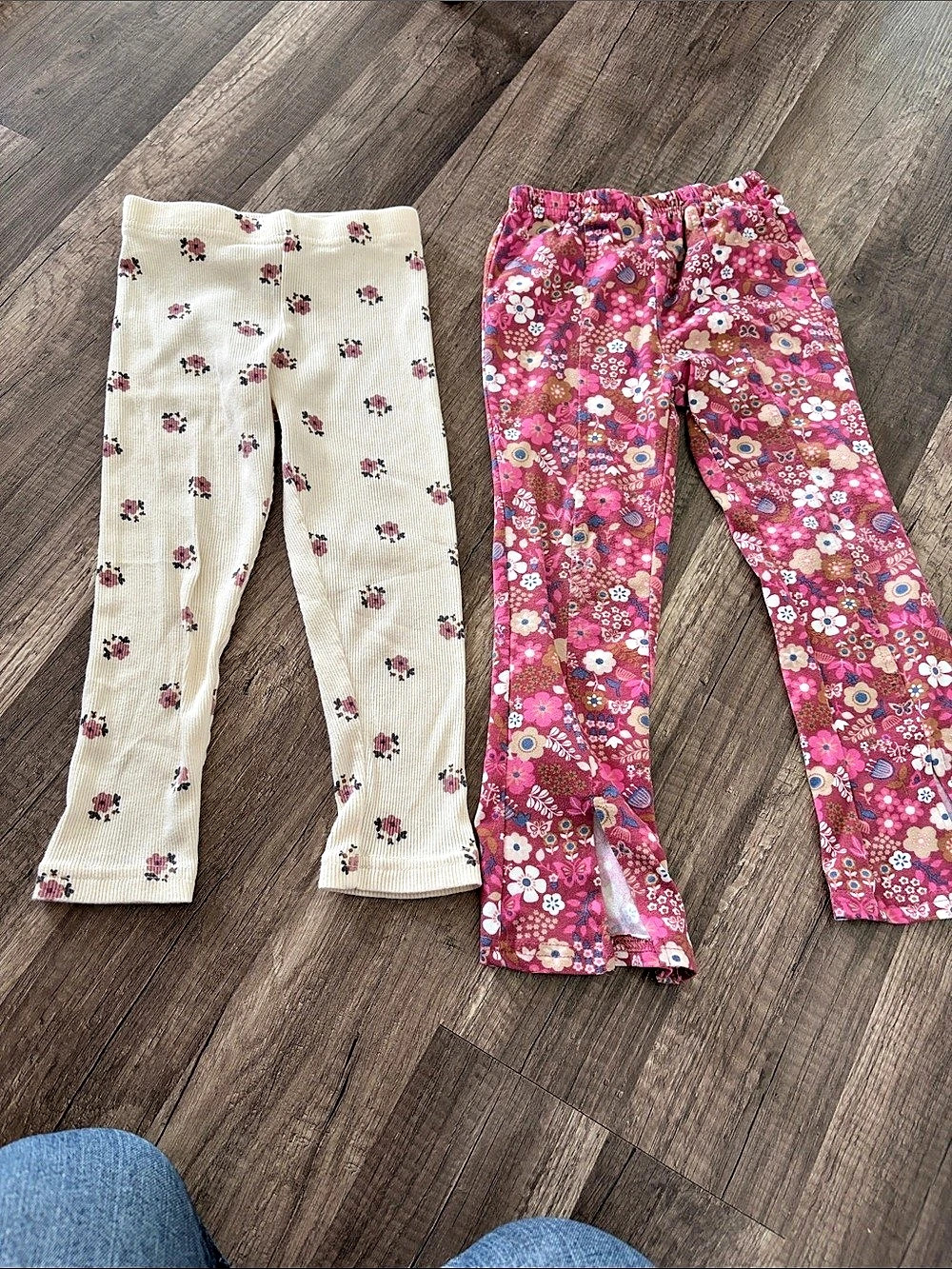 Floral Leggings Set Girls Size 4T